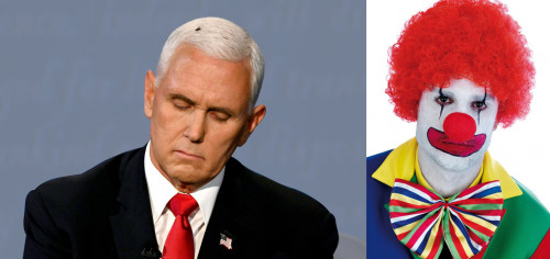 2028 election pence vs clown