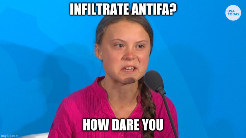 Greta infiltrate antifa