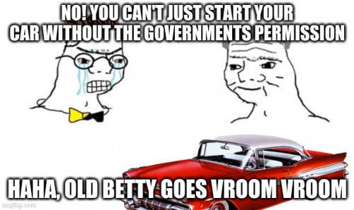 Old betty goes vrom vrom