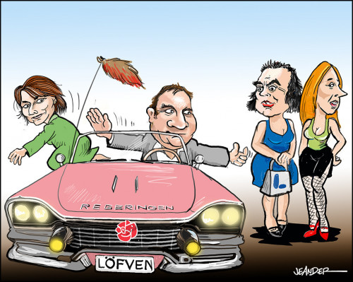 Löfven karikatyr