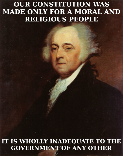 john adams constitution religious moral meme