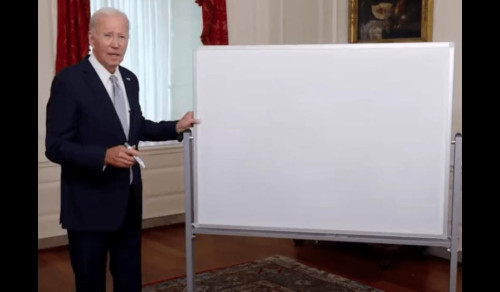 Biden whiteboard