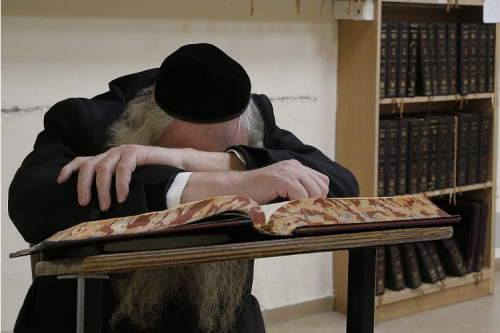 Sleeping rabbi