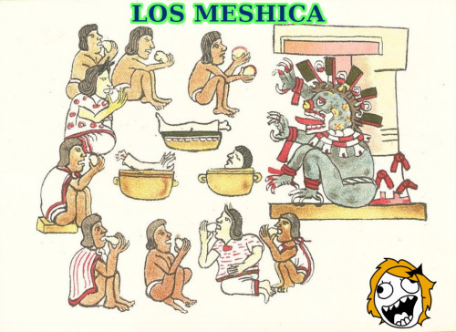 los meshica aztec cannibal derpina drawing cartoon