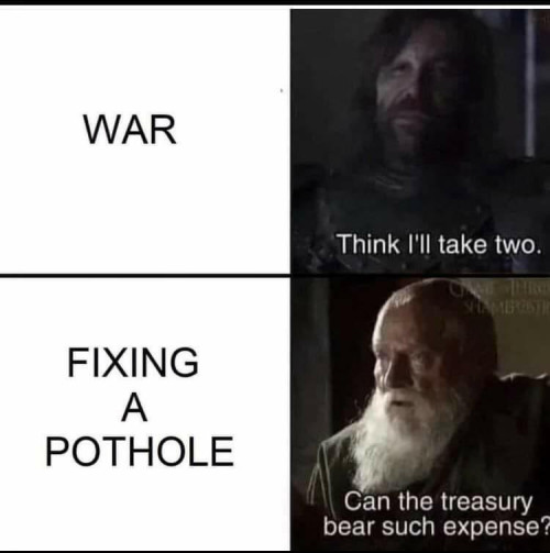 Fixing a pothole